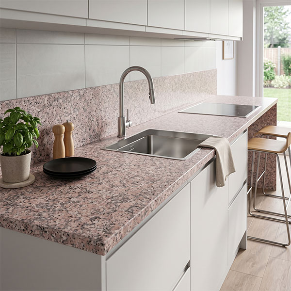 Pircher TOP Cucina Colore Granito Rosa Porrino - PIRCHER OBERLAND - Immagine 2